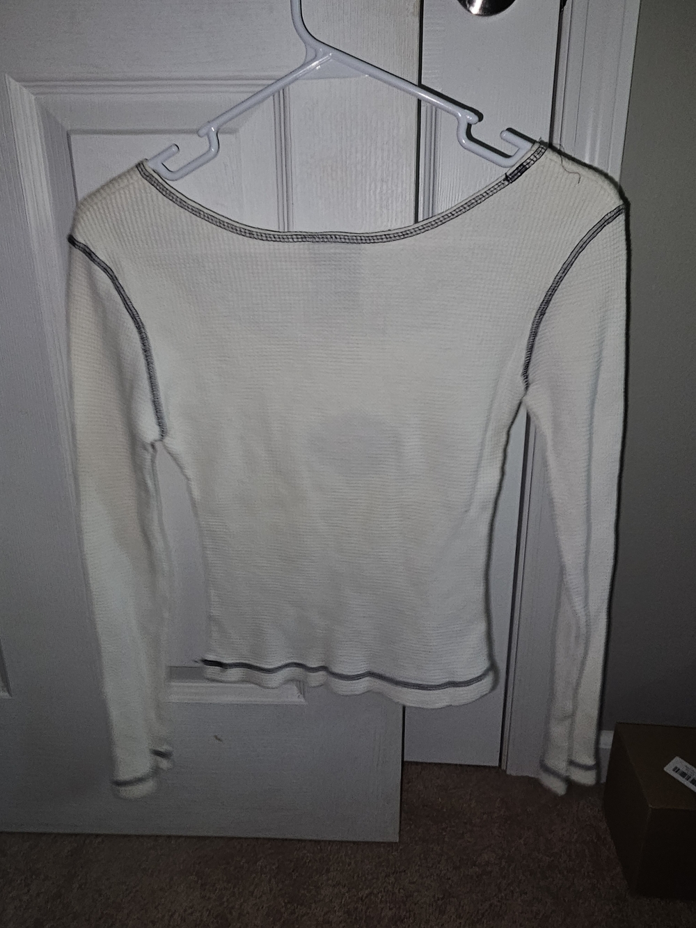Harley-Davidson Women’s White Long-Sleeve Thermal Top - Picture 4 of 4